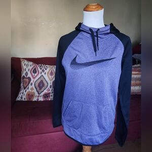 Nike Black and Purple Sweatshirt